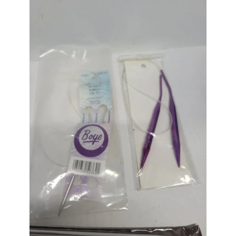 Vintage Knitting Crochet Lot Boye Susan Bates Leisure Arts‎ Needles Hooks Tools